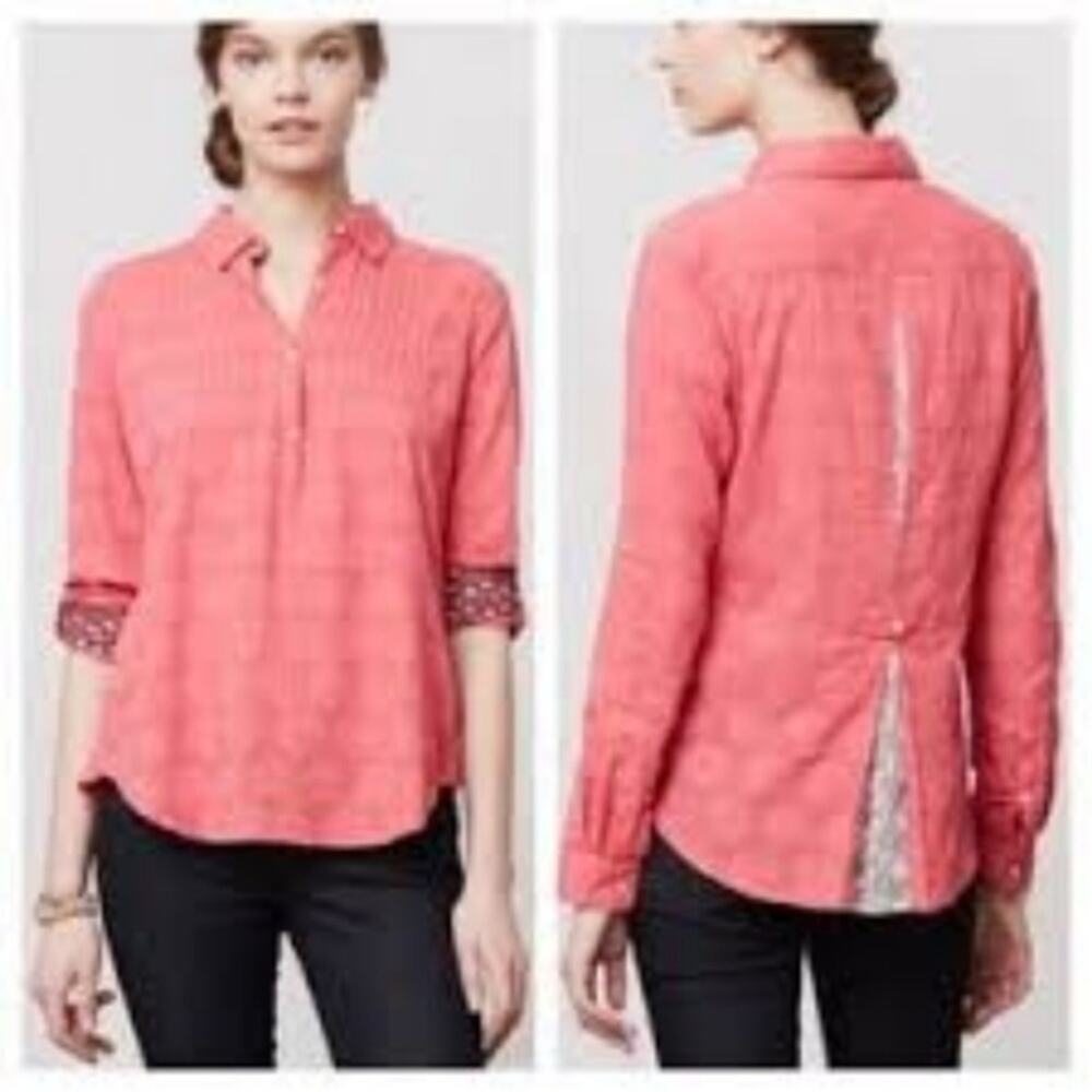 Anthropologie Isabella Sinclair Lacework Popover